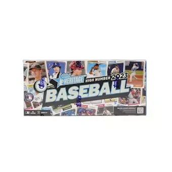 2023 Topps Heritage High Number Baseball Hobby Box | 24 Packs (Ships Sealed Only)