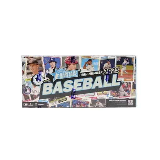 2023 Topps Heritage High Number Baseball Hobby Box | 24 Packs (Ships Sealed Only)