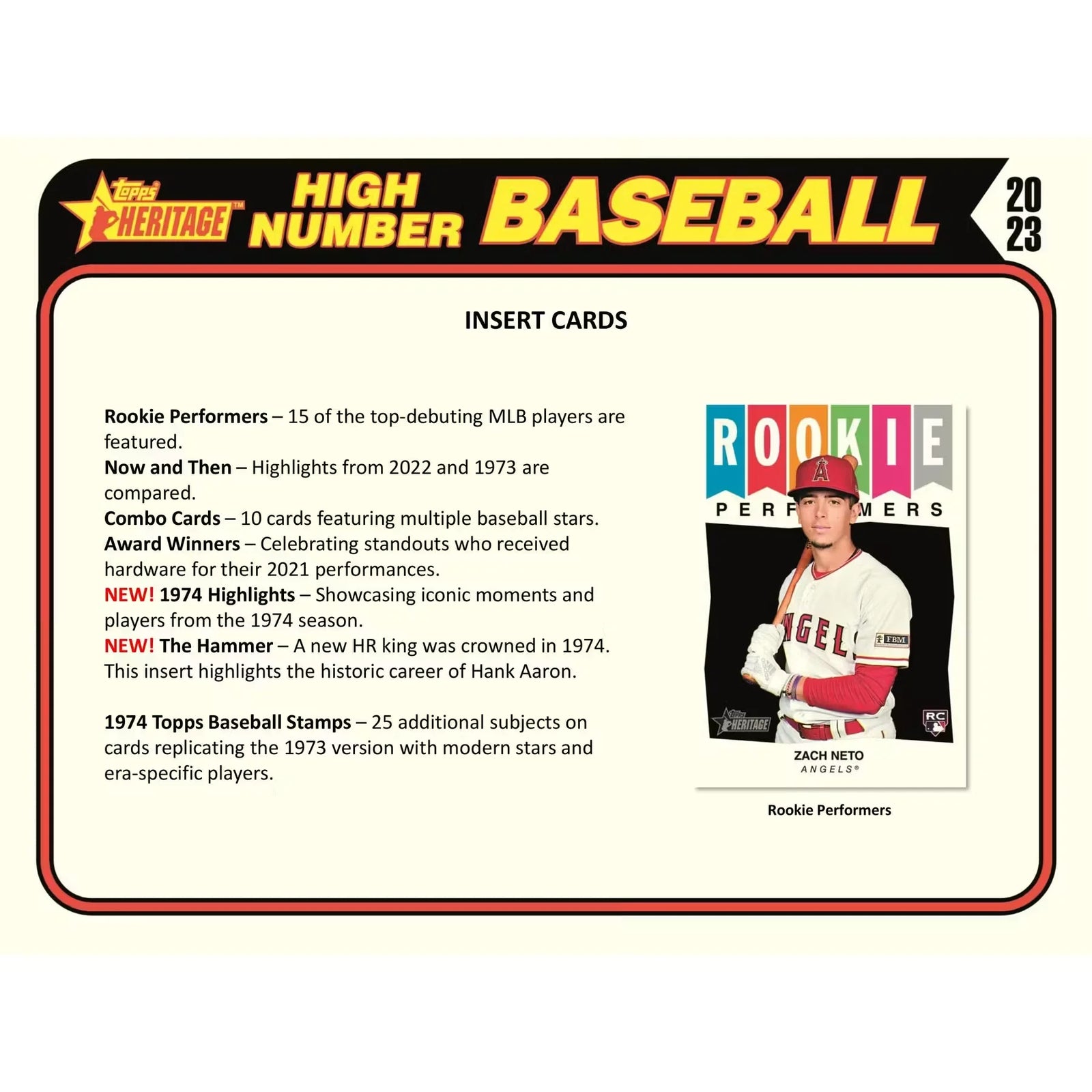 2023 Topps Heritage High Number Baseball Hobby Box | 24 Packs (Ships Sealed Only)