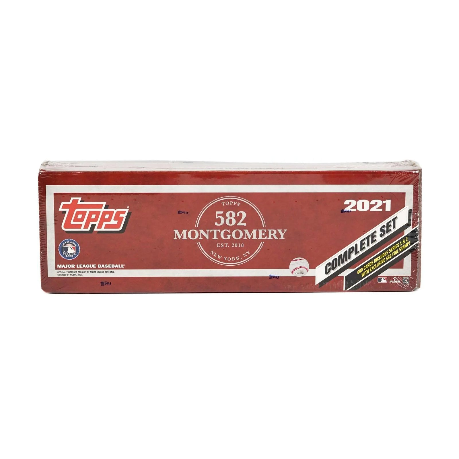 DRAFT - Just In 2021 Topps 582 Montgomery Club Factory Set Baseball (Box)