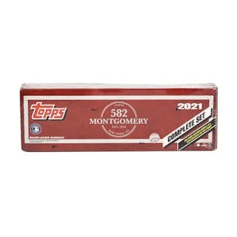 DRAFT - Just In 2021 Topps 582 Montgomery Club Factory Set Baseball (Box)