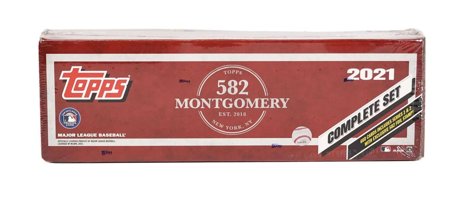 DRAFT - Just In 2021 Topps 582 Montgomery Club Factory Set Baseball (Box)