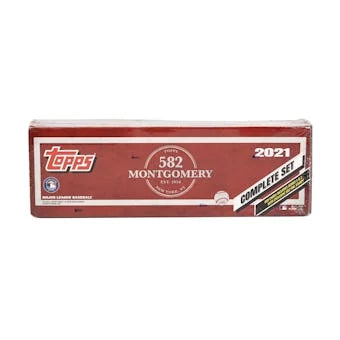 DRAFT - Just In 2021 Topps 582 Montgomery Club Factory Set Baseball (Box)