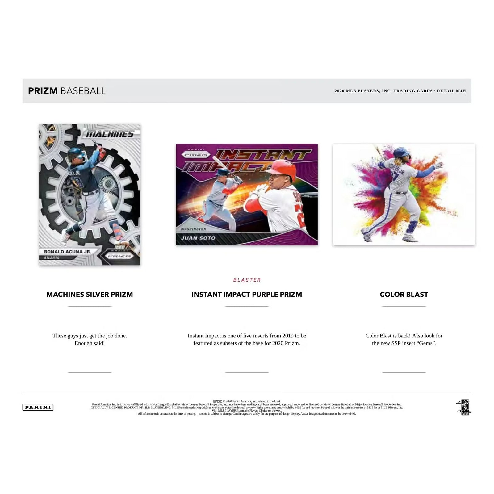 DRAFT - 2020 Panini Prizm Baseball Blaster Box
