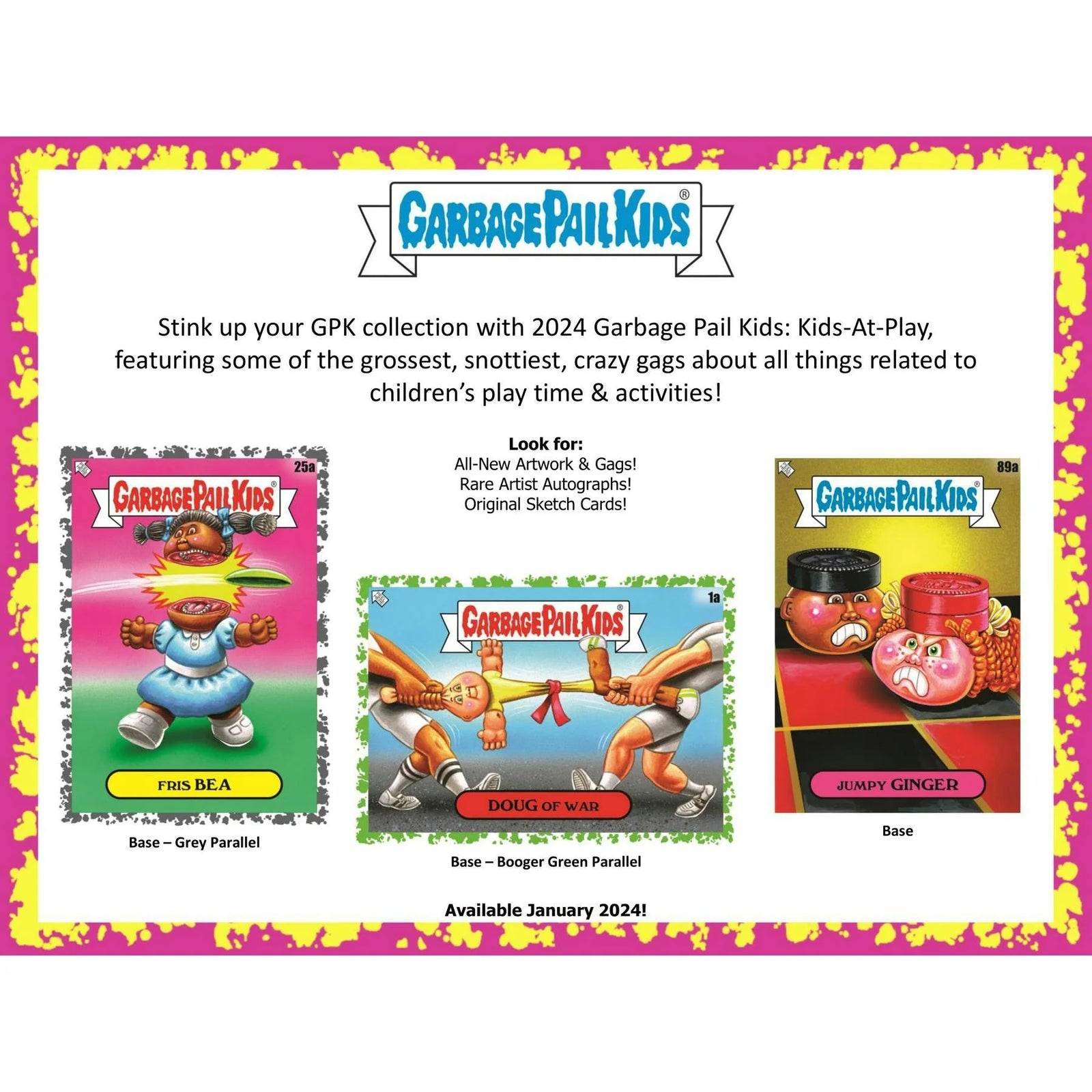 DRAFT - 2024 Topps Garbage Pail Kids Series 1 Kids-At-Play Blaster 40-Box | dacardworld:BVRV0JUY0E