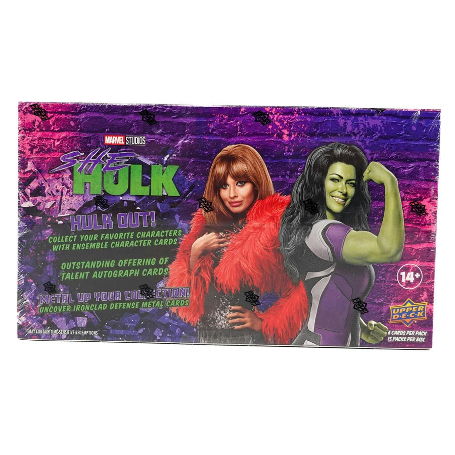 DRAFT - 2024 Upper Deck Marvel Studios She-Hulk Trading Cards Hobby Box | dacardworld:BVRV0PQL0U