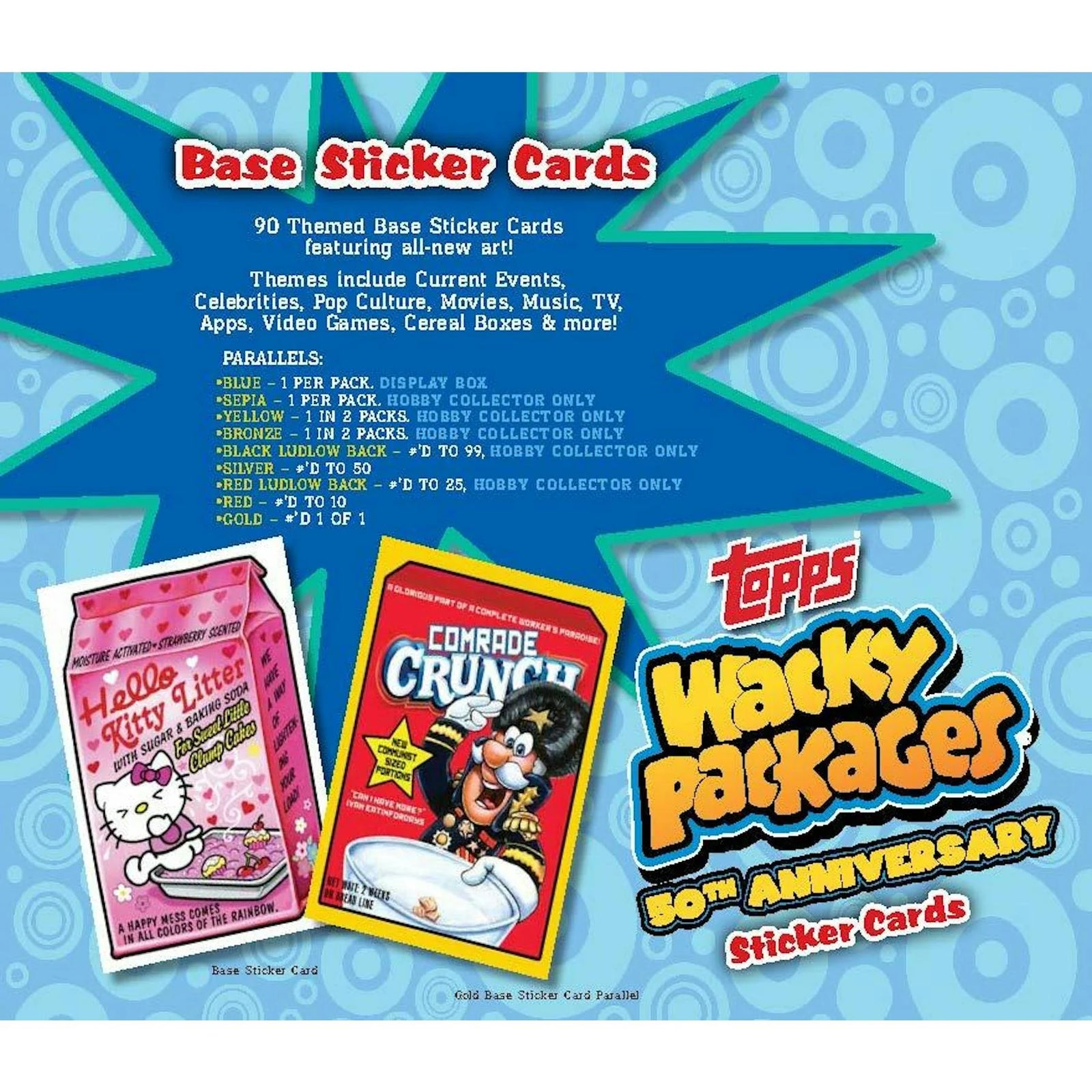 DRAFT - 2017 Topps Wacky Packages 50th Anniversary Hobby Collector's Edition Box