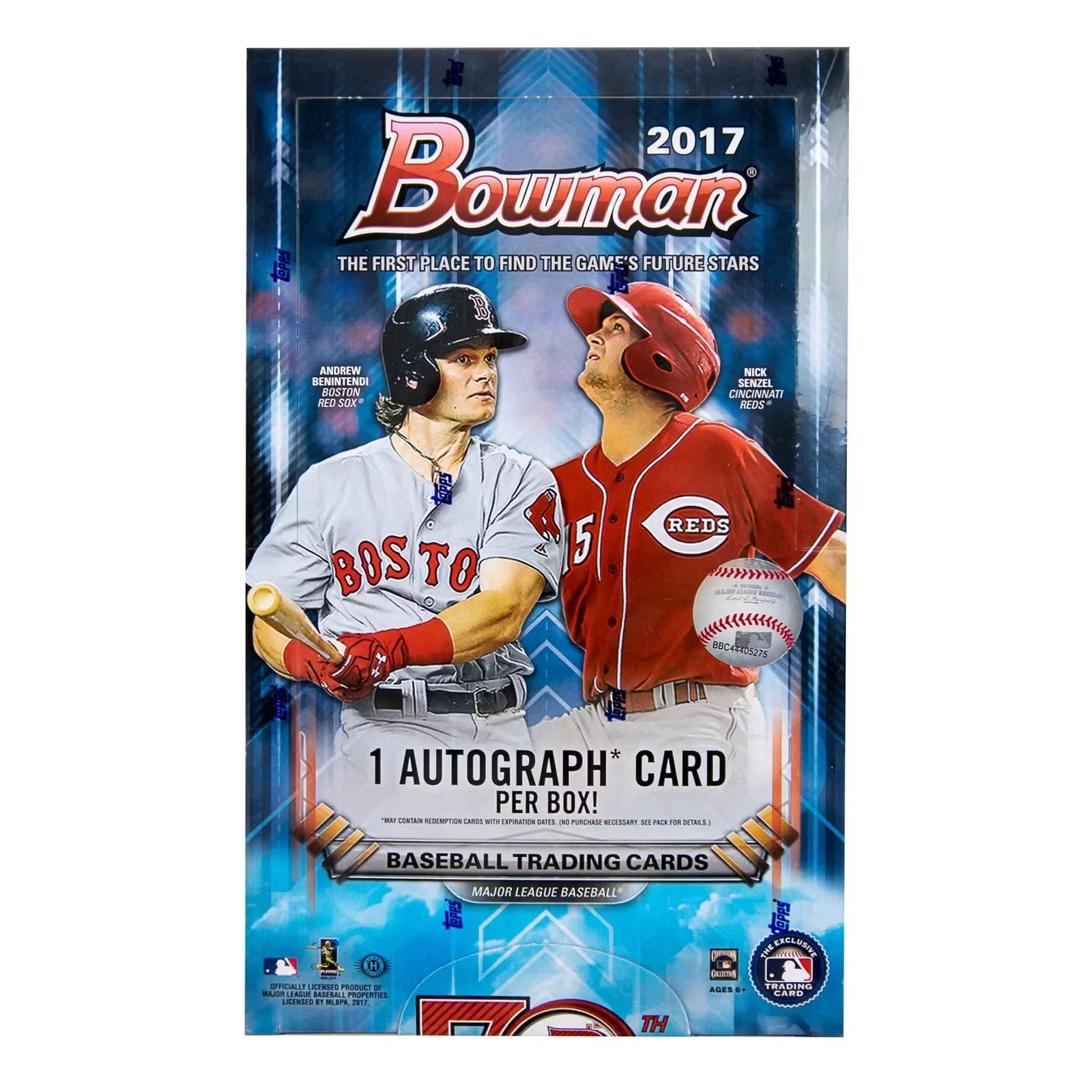 DRAFT - 2017 Bowman Baseball Hobby Box | Prospect Autographs