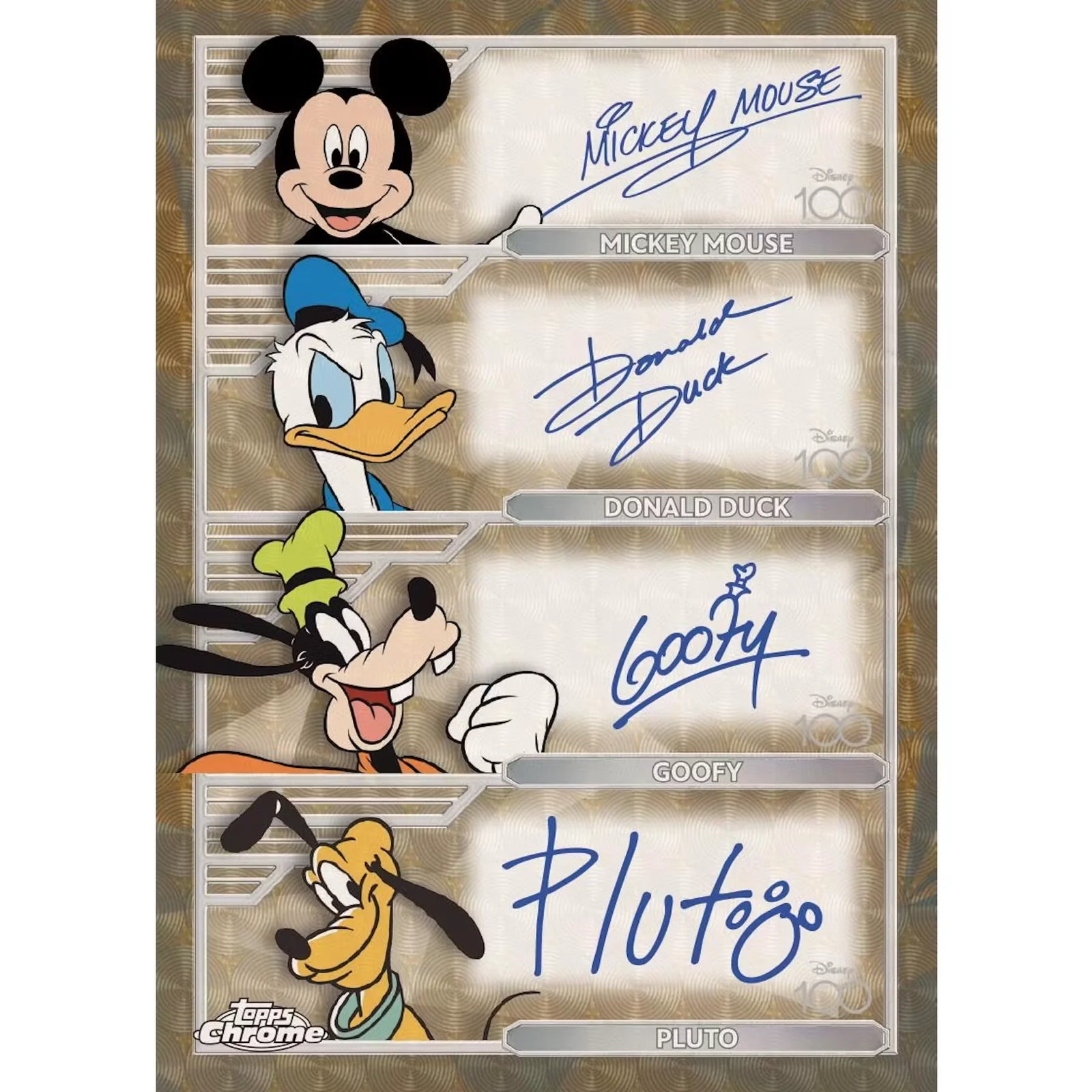 2023 Topps Chrome Disney 100 Hobby Case | 12 Boxes (Ships Sealed Only)