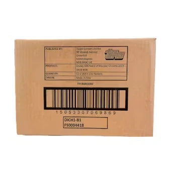 2023 Topps Chrome Disney 100 Hobby Case | 12 Boxes (Ships Sealed Only)