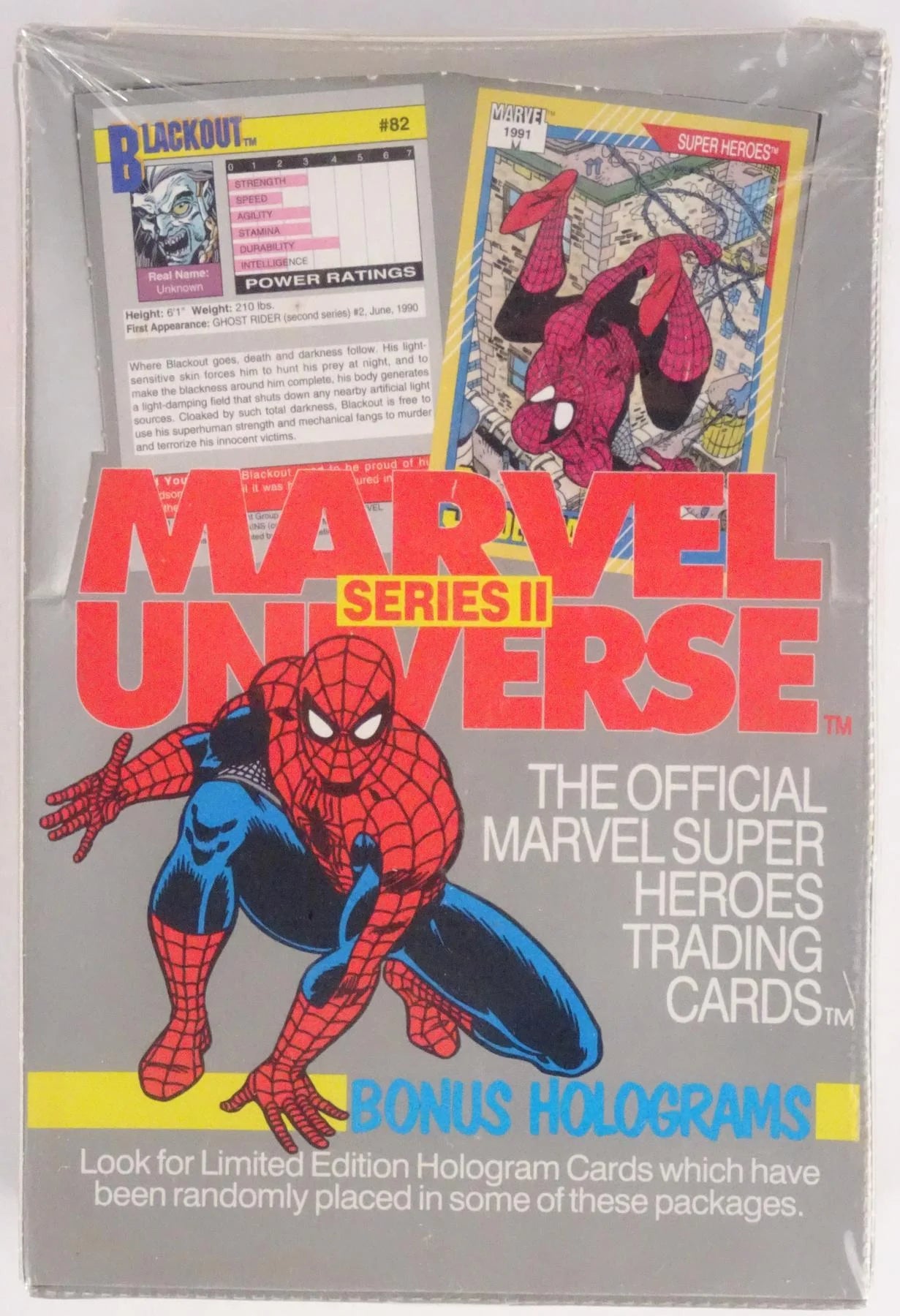 DRAFT - Marvel Universe Series 2 Wax Box | 1991 Impel