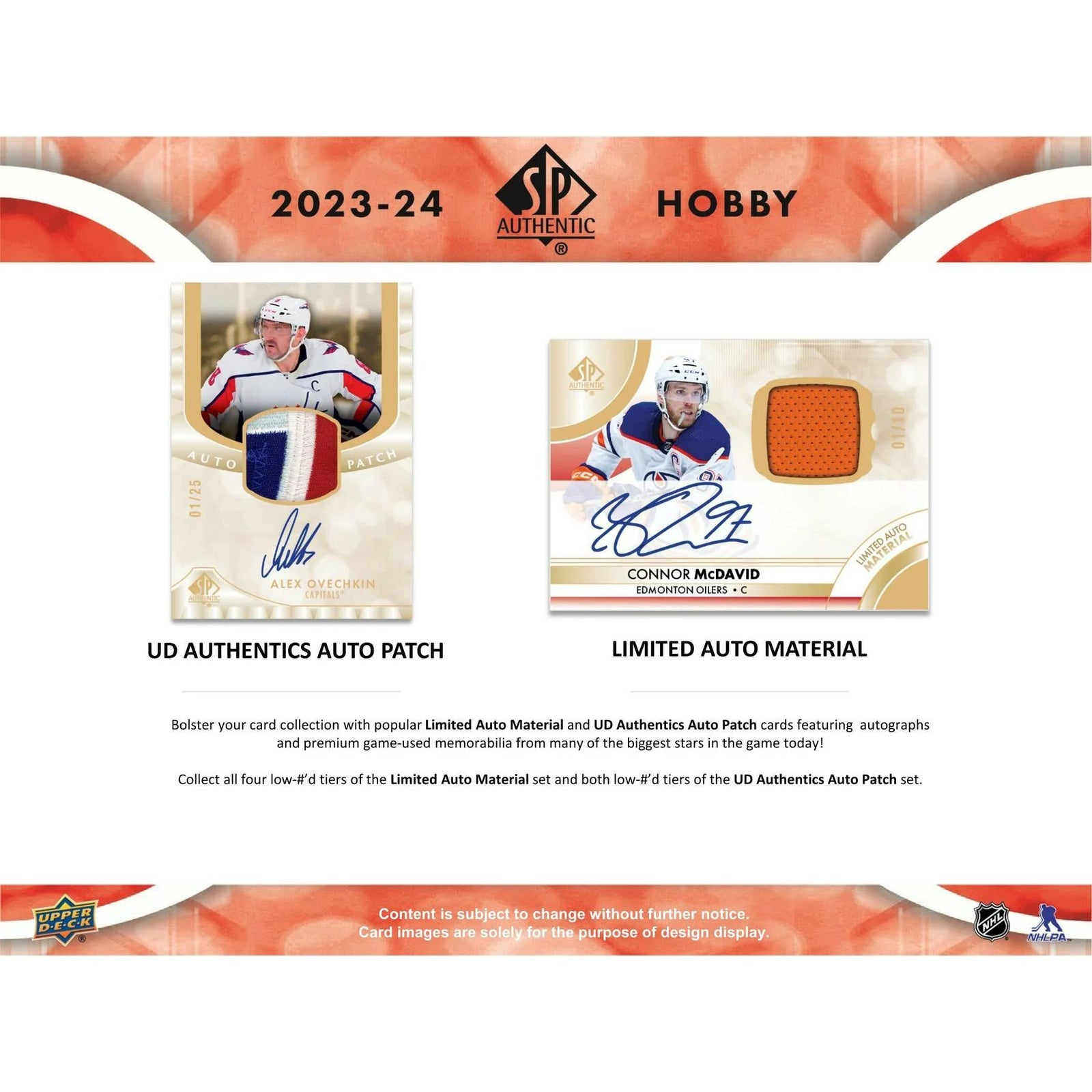 DRAFT - 2023/24 Upper Deck SP Authentic Hockey Hobby Box | dacardworld:BVS30J5Z94