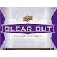 DRAFT - Just In 2019/20 Upper Deck Clear Cut Hockey Hobby Box