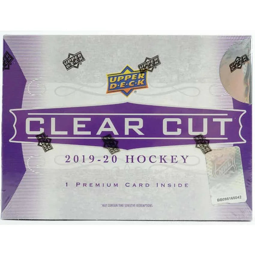 DRAFT - Just In 2019/20 Upper Deck Clear Cut Hockey Hobby Box