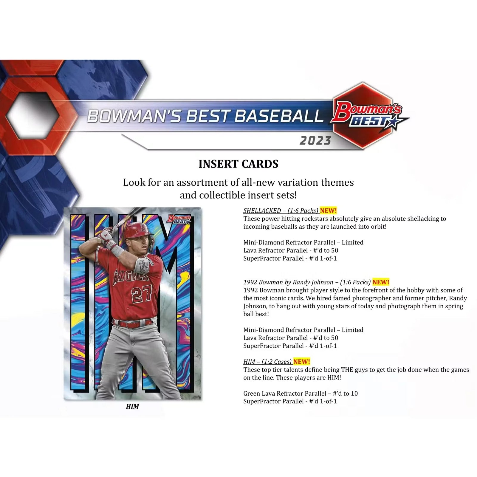 2023 Bowman's Best Baseball Hobby Box | 4 Chrome Autographs (Ships Sealed Only)