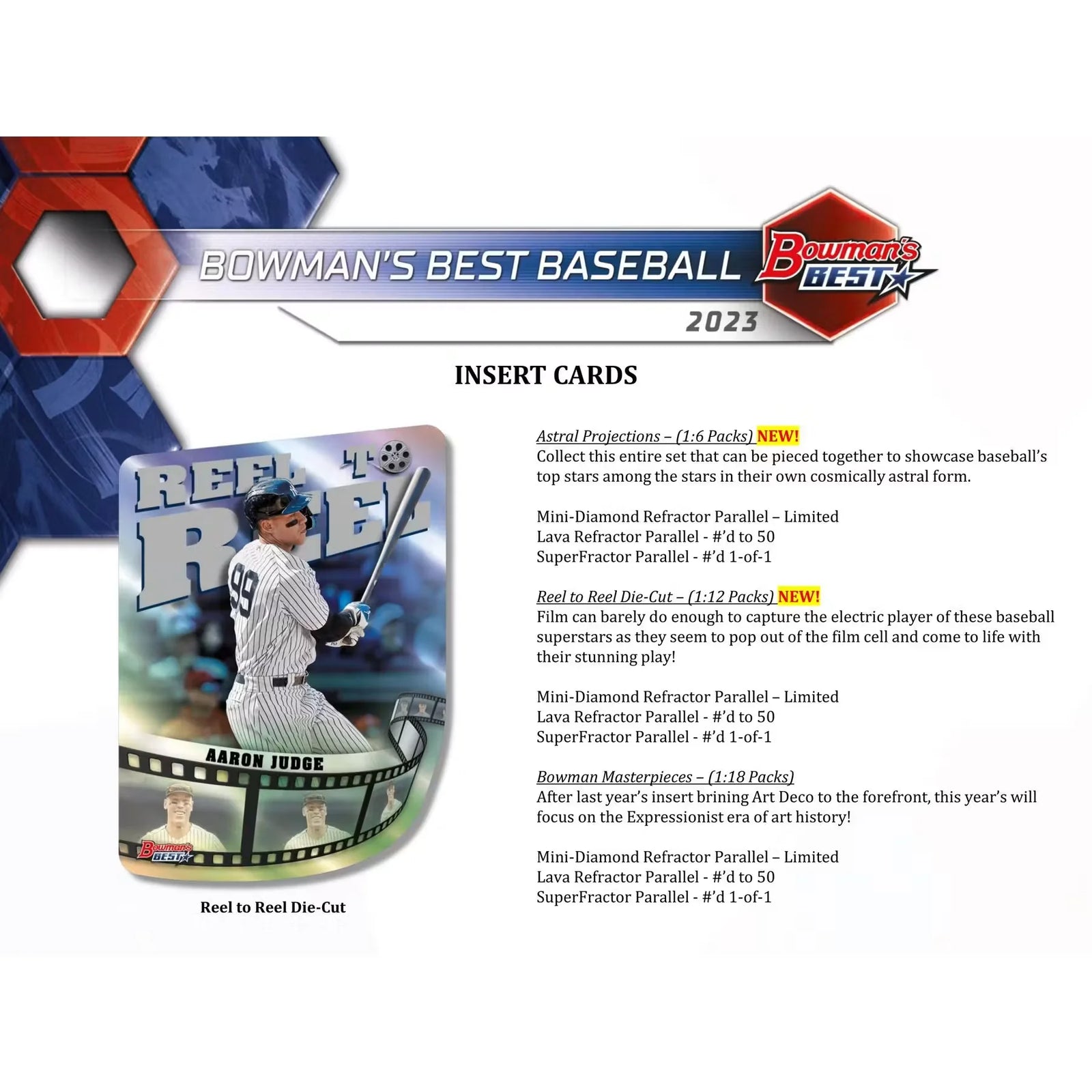 2023 Bowman's Best Baseball Hobby Box | 4 Chrome Autographs (Ships Sealed Only)