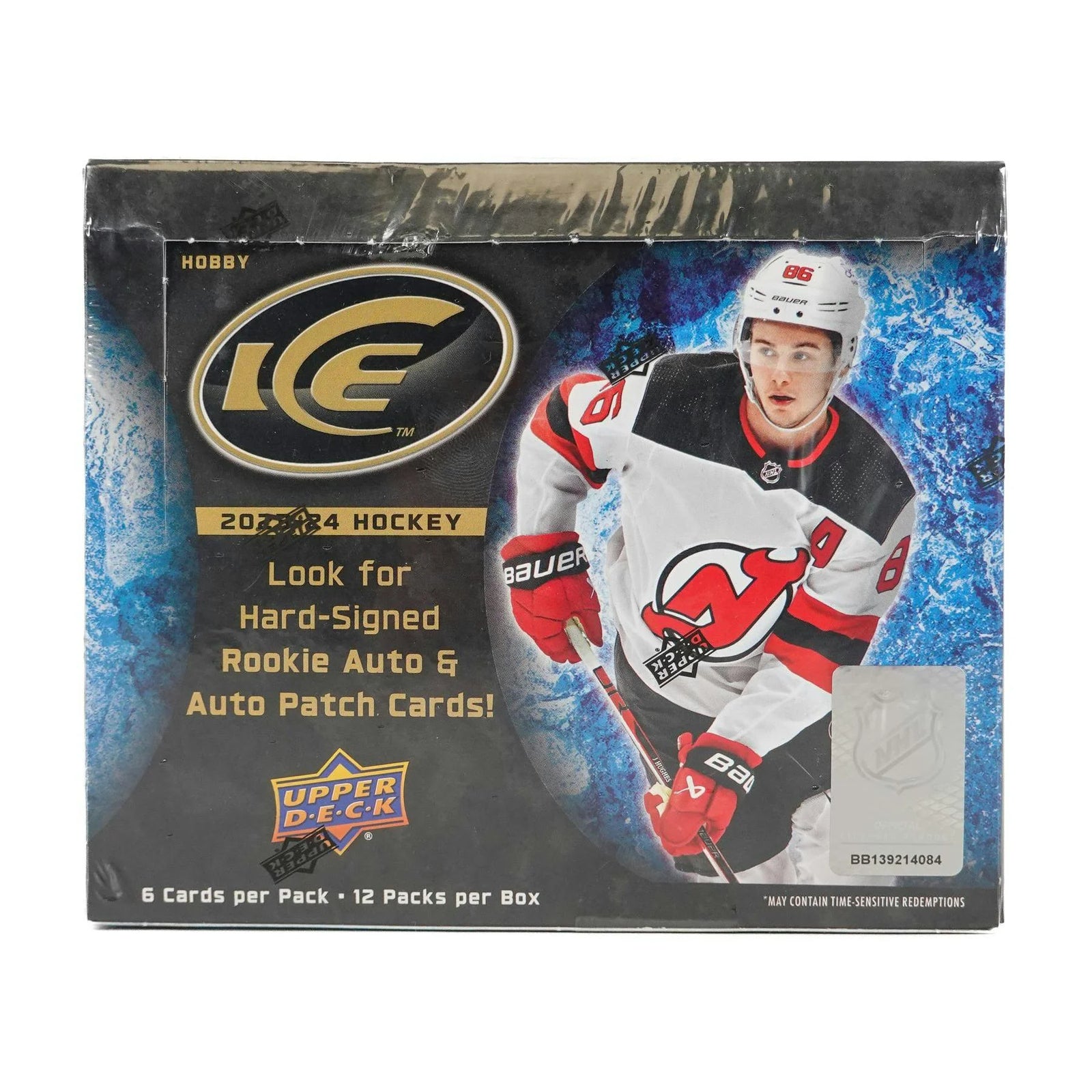 DRAFT - New 2023/24 Upper Deck Ice Hockey Hobby 24-Box Case