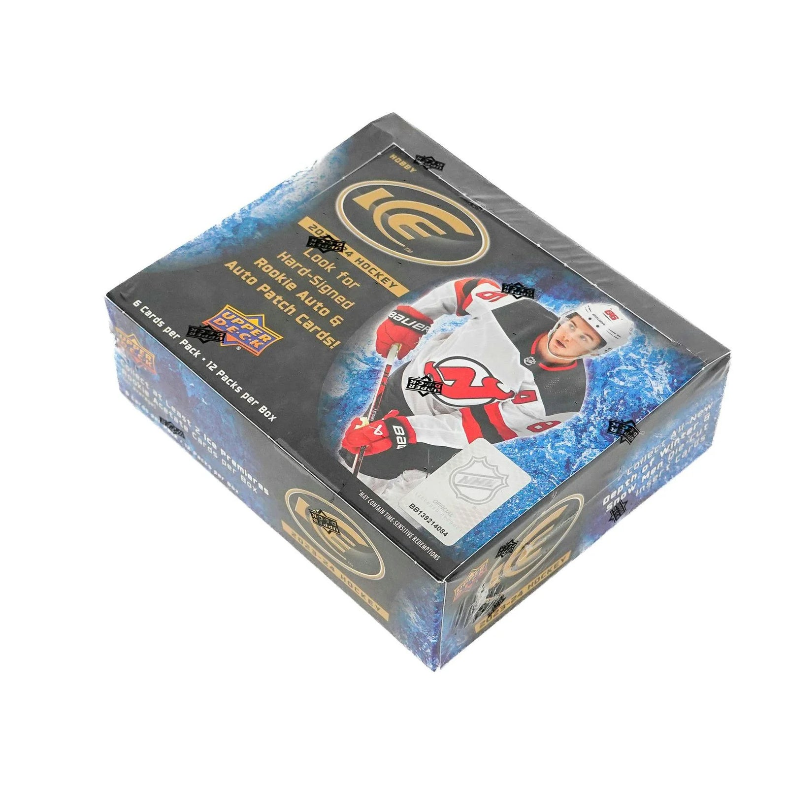 DRAFT - New 2023/24 Upper Deck Ice Hockey Hobby 24-Box Case