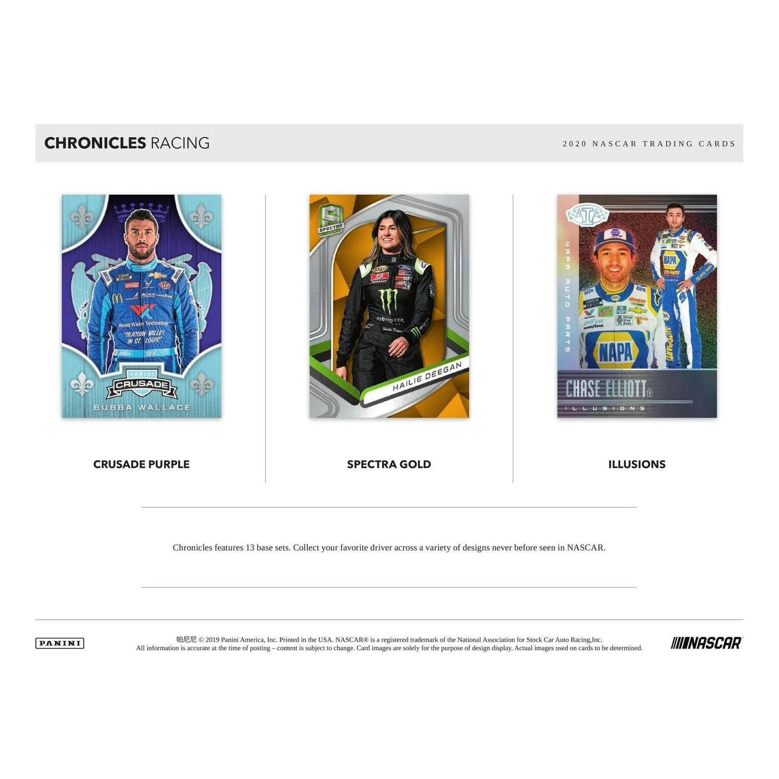 DRAFT - Just In 2020 Panini Chronicles Racing Hobby Box