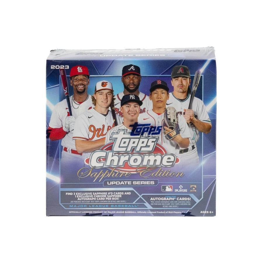 DRAFT - Just In 2023 Topps Chrome Update Sapphire Baseball Box