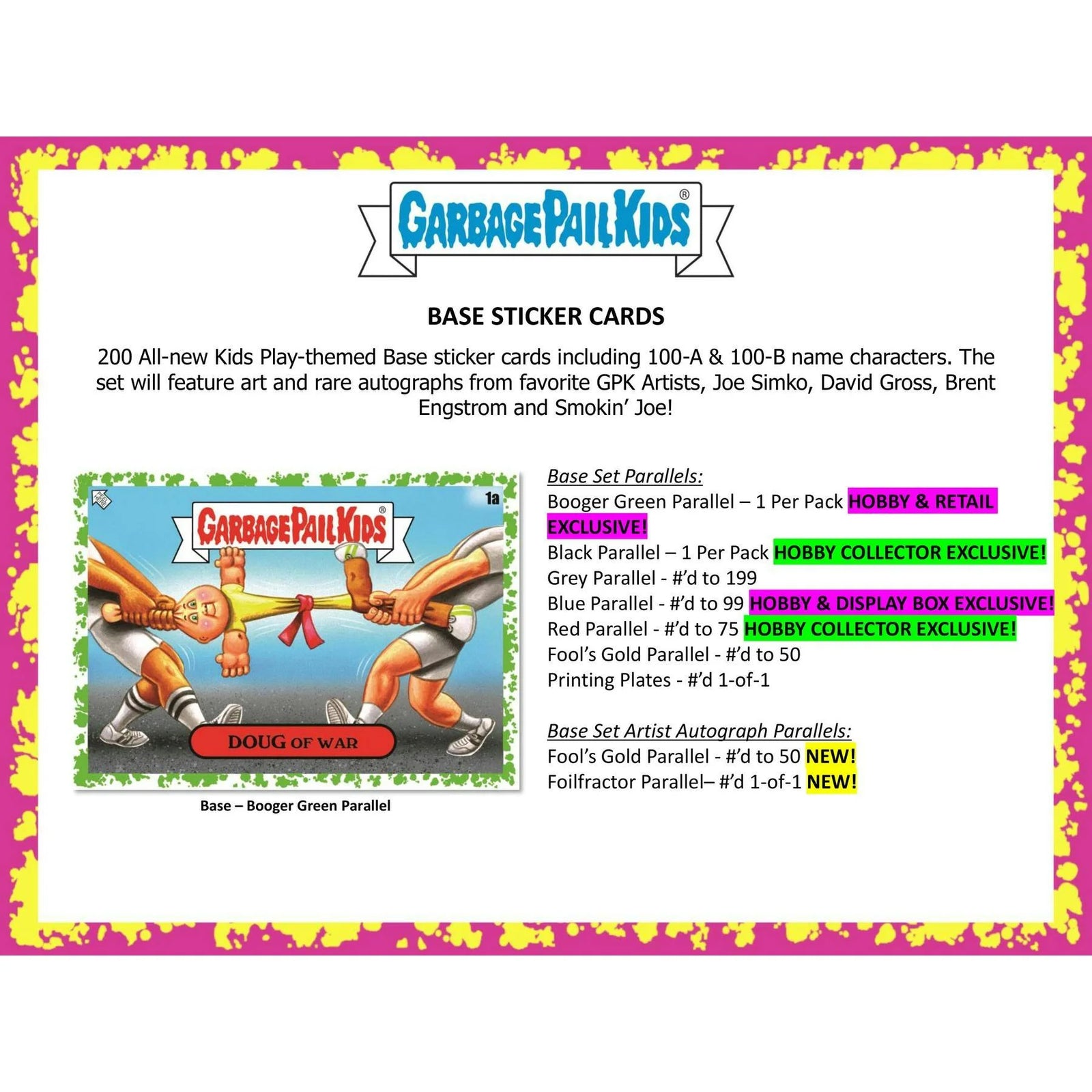 DRAFT - 2024 Topps Garbage Pail Kids Series 1 Kids-At-Play Hobby Box | dacardworld:BVSR0ZDYLU