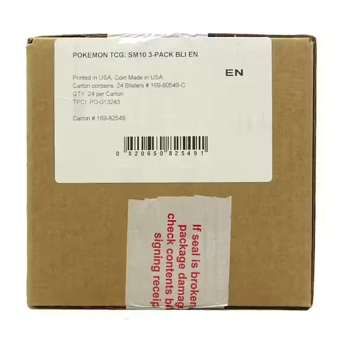 Pokemon Sun & Moon: Unbroken Bonds 3 Booster Pack Blister Case (24 Packs = Same as 2 Booster Boxes!) (Ships Sealed Only)