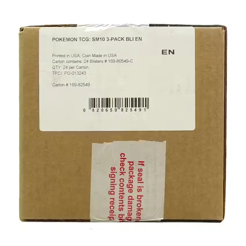 Pokemon Sun & Moon: Unbroken Bonds 3 Booster Pack Blister Case (24 Packs = Same as 2 Booster Boxes!) (Ships Sealed Only)