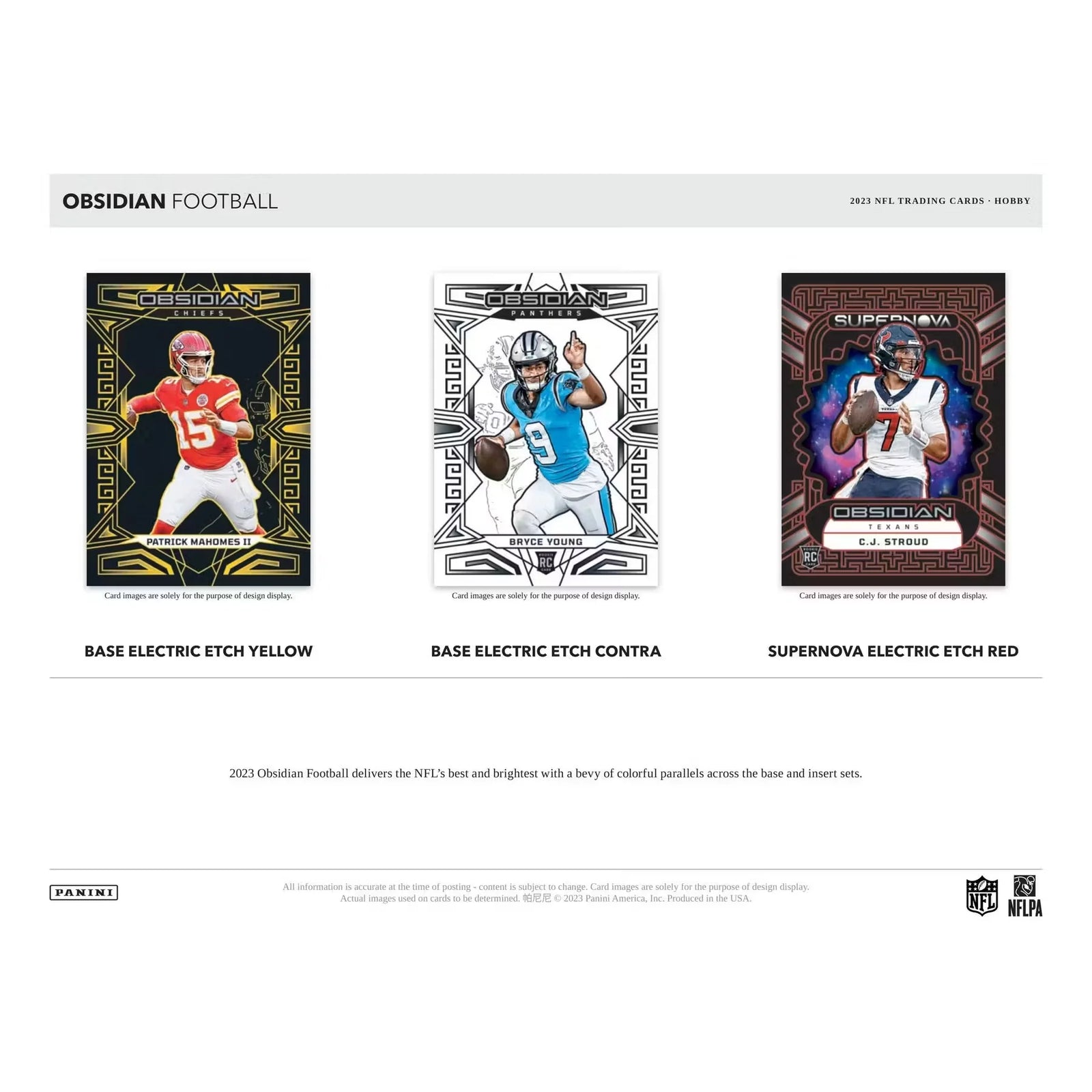 2023 Panini Obsidian Football Hobby 12-Box Case (Ships Sealed Only)