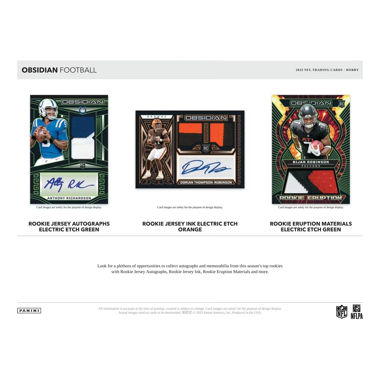 2023 Panini Obsidian Football Hobby 12-Box Case (Ships Sealed Only)