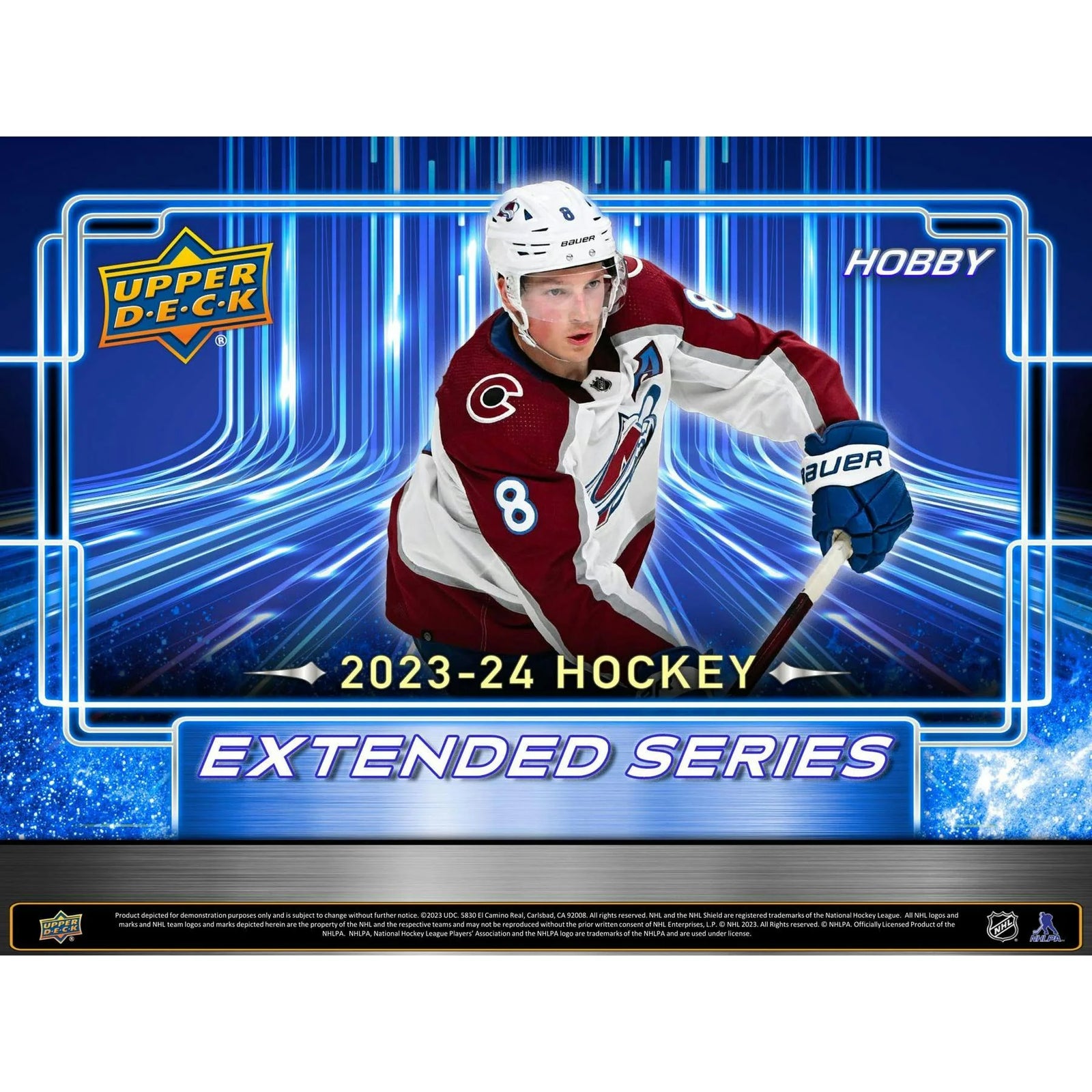 DRAFT - New 2023/24 Upper Deck Extended Series Hockey Hobby 12-Box Case