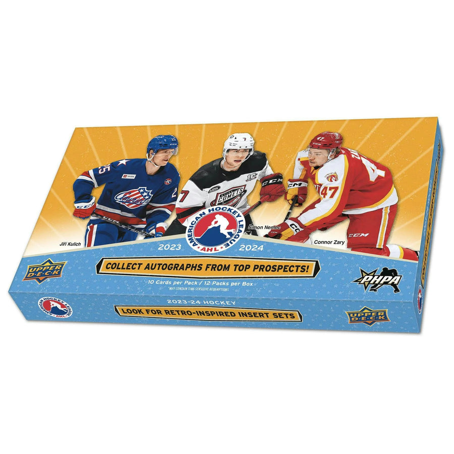 DRAFT - New 2023/24 Upper Deck AHL Hockey Hobby 24-Box Case