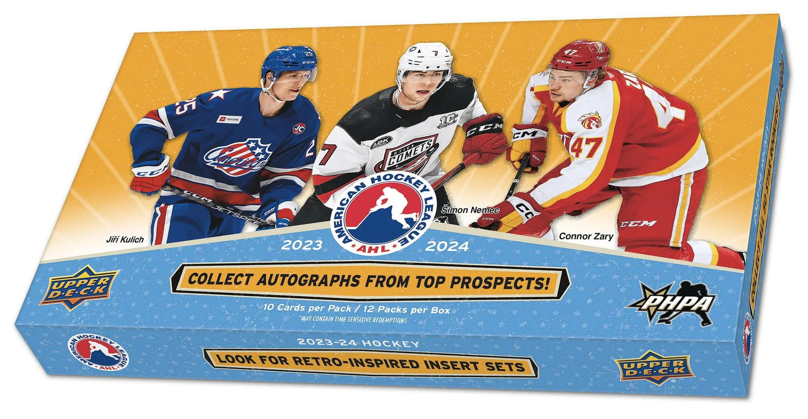 DRAFT - New 2023/24 Upper Deck AHL Hockey Hobby 24-Box Case