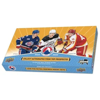 DRAFT - New 2023/24 Upper Deck AHL Hockey Hobby 24-Box Case