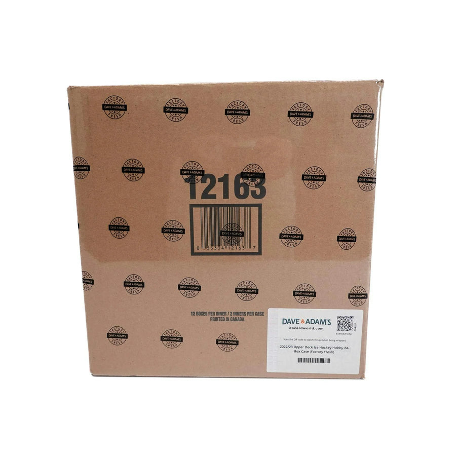 DRAFT - New 2022/23 Upper Deck Ice Hockey Hobby 24-Box Case (Factory Fresh)