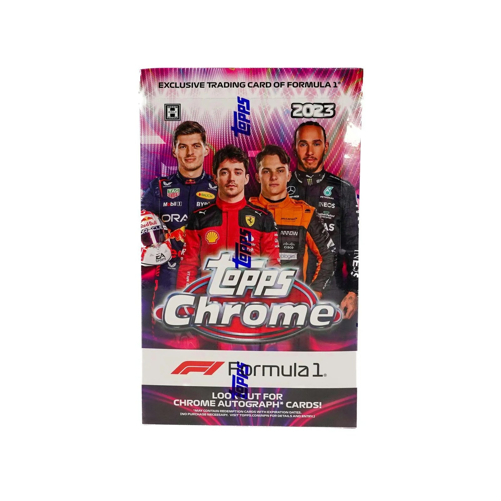 DRAFT - 2023 Topps Chrome Formula 1 Hobby 12-Box Case | Racing Cards