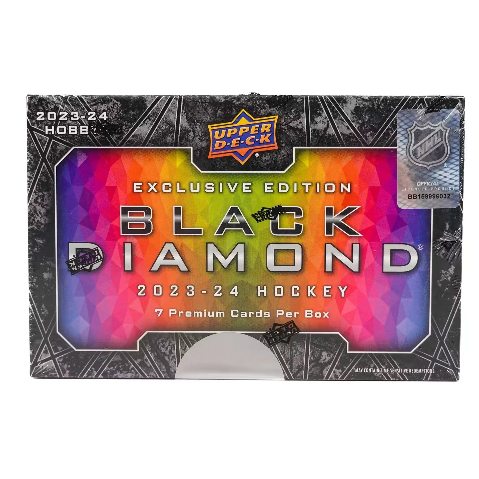2023 24 Upper Deck Black Diamond Hockey Hobby Box CDD Exclusive (Ships Sealed Only)