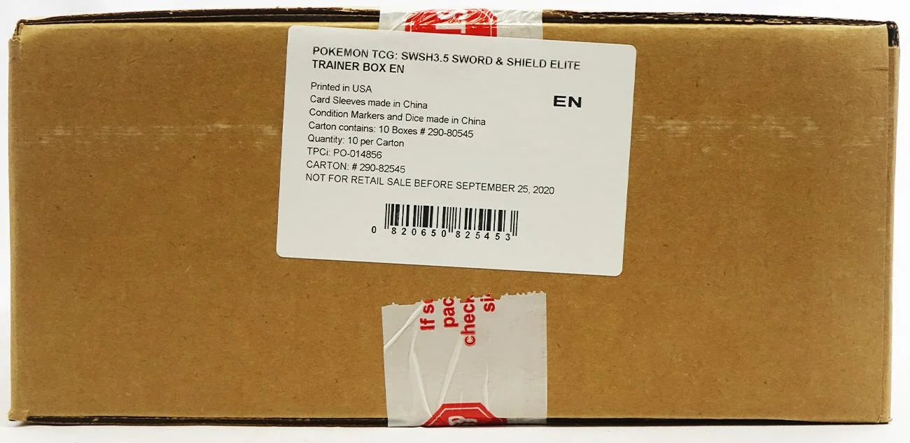 DRAFT - Pokemon Champion's Path Elite Trainer 10-Box Case | Sealed