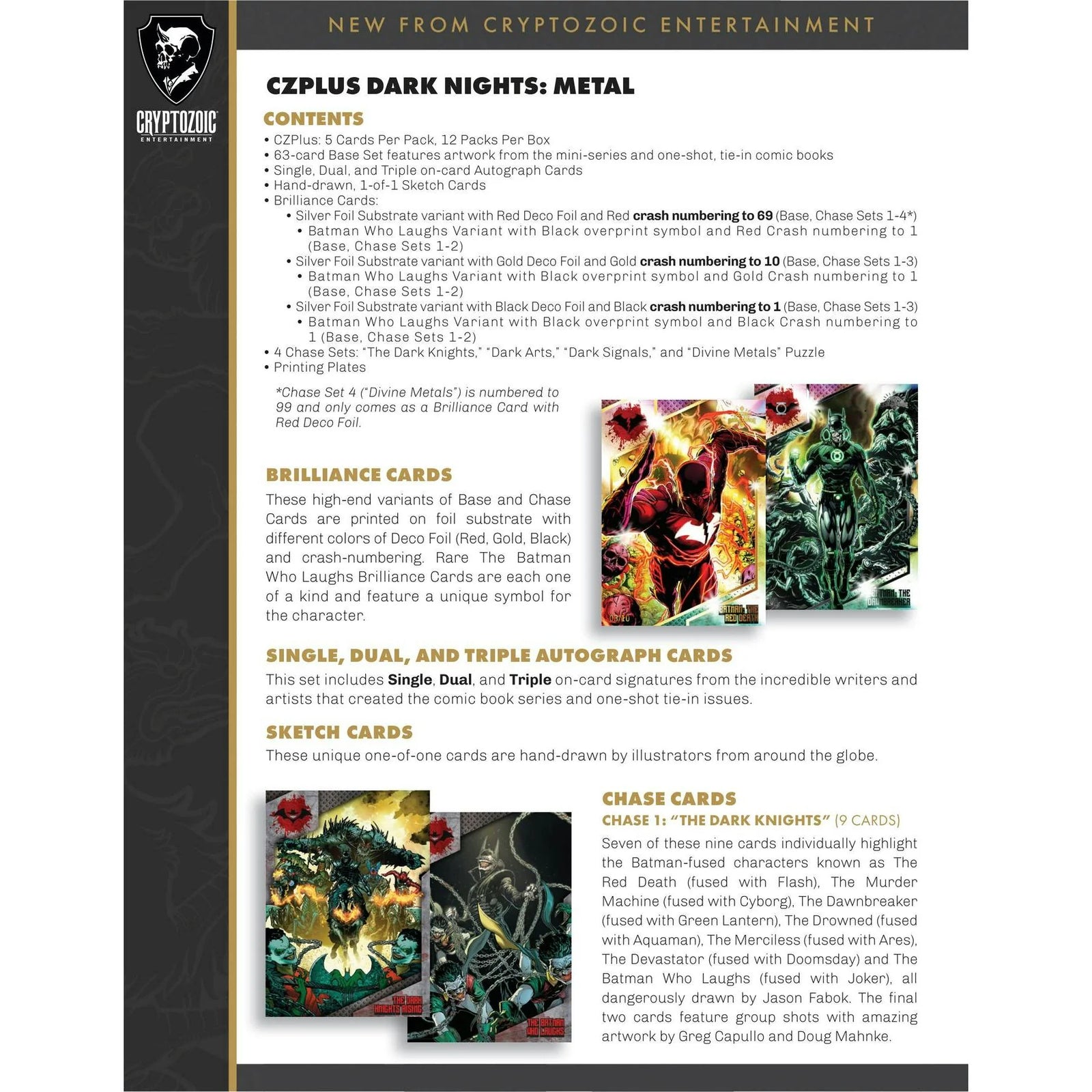 DRAFT - 2024 Cryptozoic CZPlus Dark Nights: Metal Hobby Box