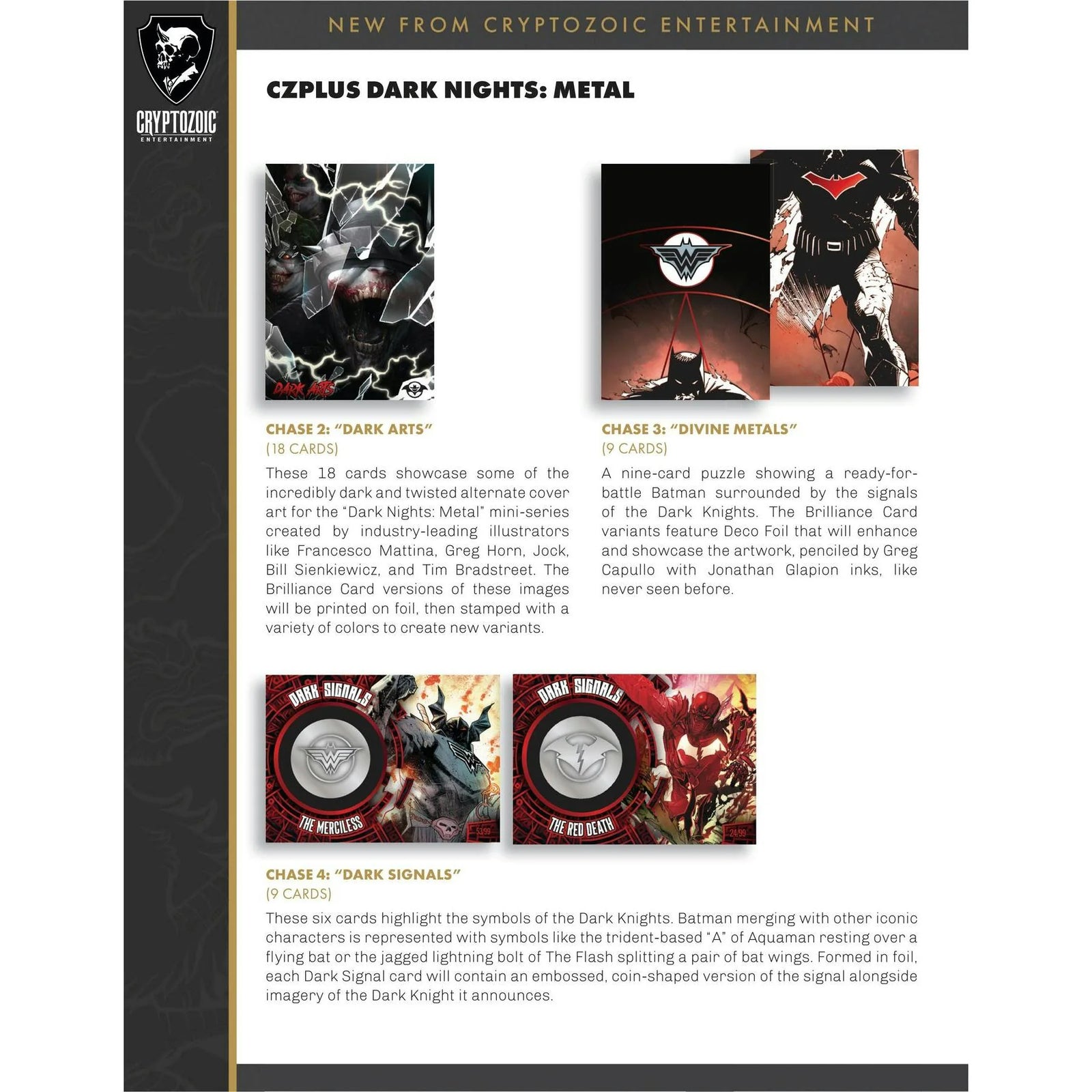 DRAFT - 2024 Cryptozoic CZPlus Dark Nights: Metal Hobby Box