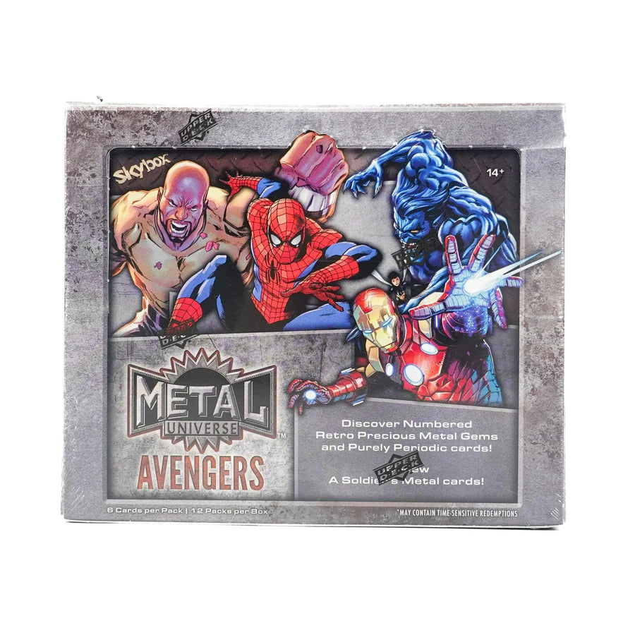 DRAFT - 2024 Upper Deck Marvel Metal Universe Avengers Trading Cards Hobby Box