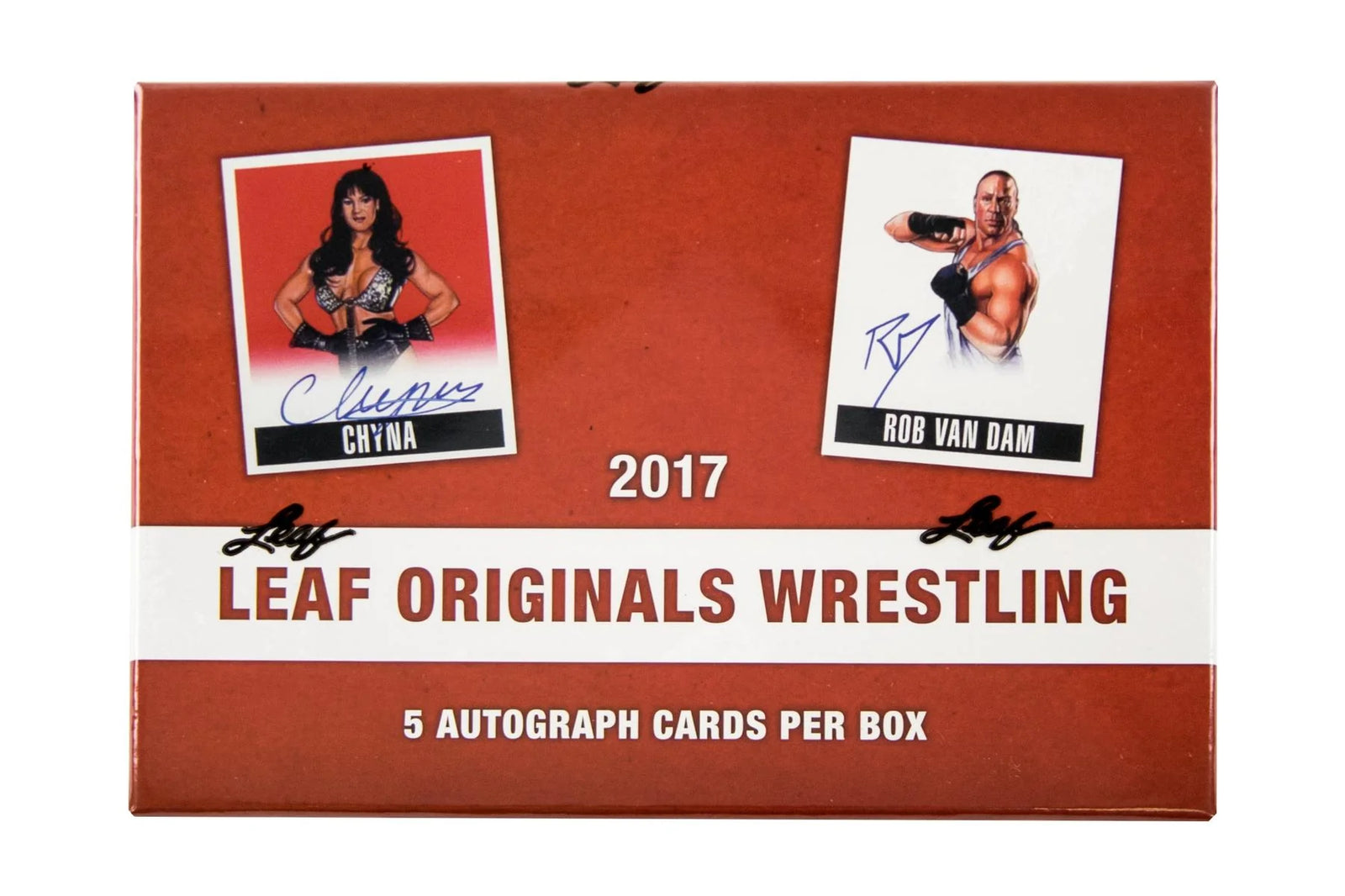 2017 Leaf Originals Wrestling Hobby Box | Five On-Card Autos (Ships Sealed Only)