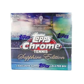 DRAFT - 2021 Topps Chrome Sapphire Tennis Hobby Box