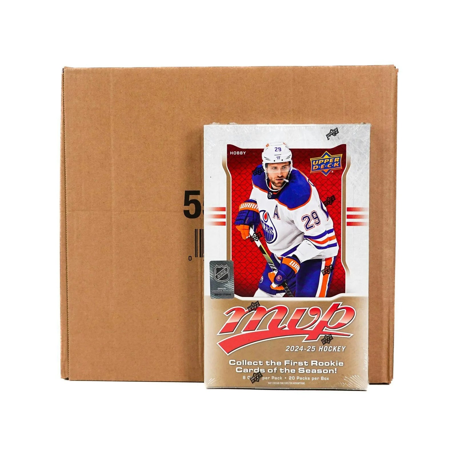 DRAFT - New 2024/25 Upper Deck MVP Hockey Hobby 20-Box Case