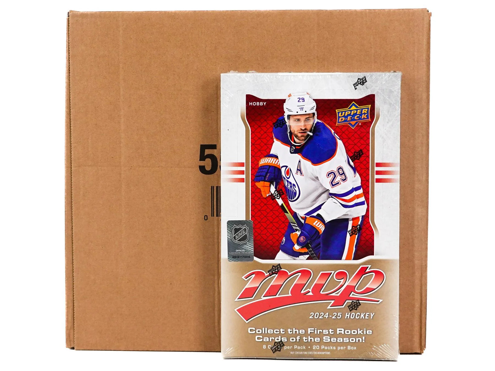 DRAFT - New 2024/25 Upper Deck MVP Hockey Hobby 20-Box Case