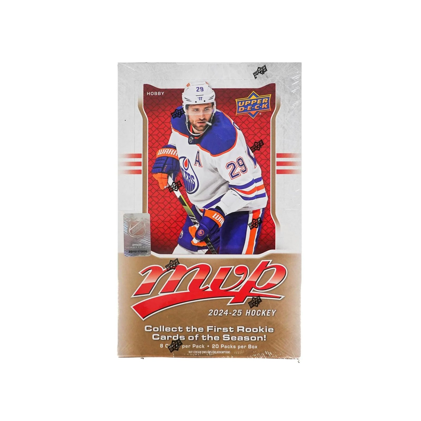 DRAFT - New 2024/25 Upper Deck MVP Hockey Hobby 20-Box Case