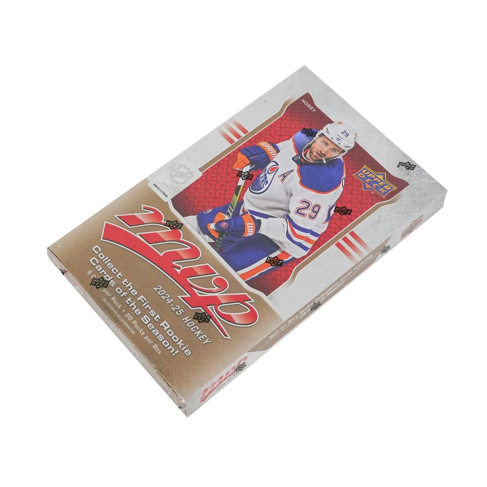 DRAFT - New 2024/25 Upper Deck MVP Hockey Hobby 20-Box Case