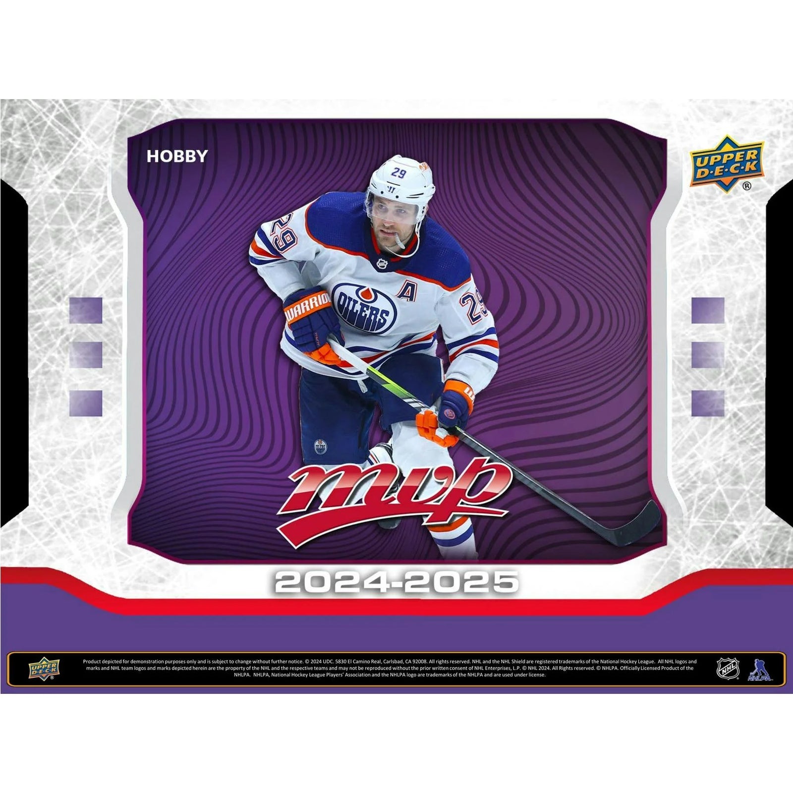 DRAFT - New 2024/25 Upper Deck MVP Hockey Hobby 20-Box Case