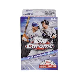 Just In 2020 Topps Chrome Baseball Hanger Box