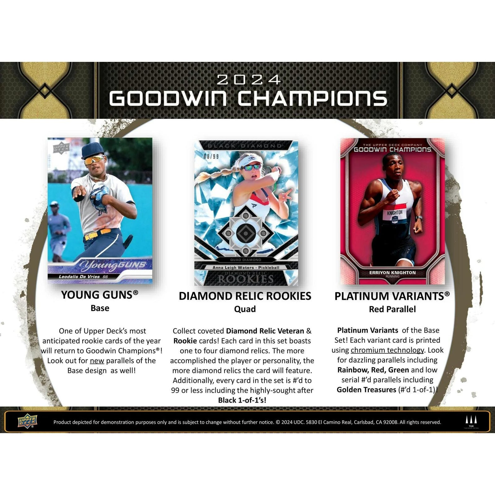 DRAFT - Just In 2024 Upper Deck Goodwin Champions Hobby 16-Box Case
