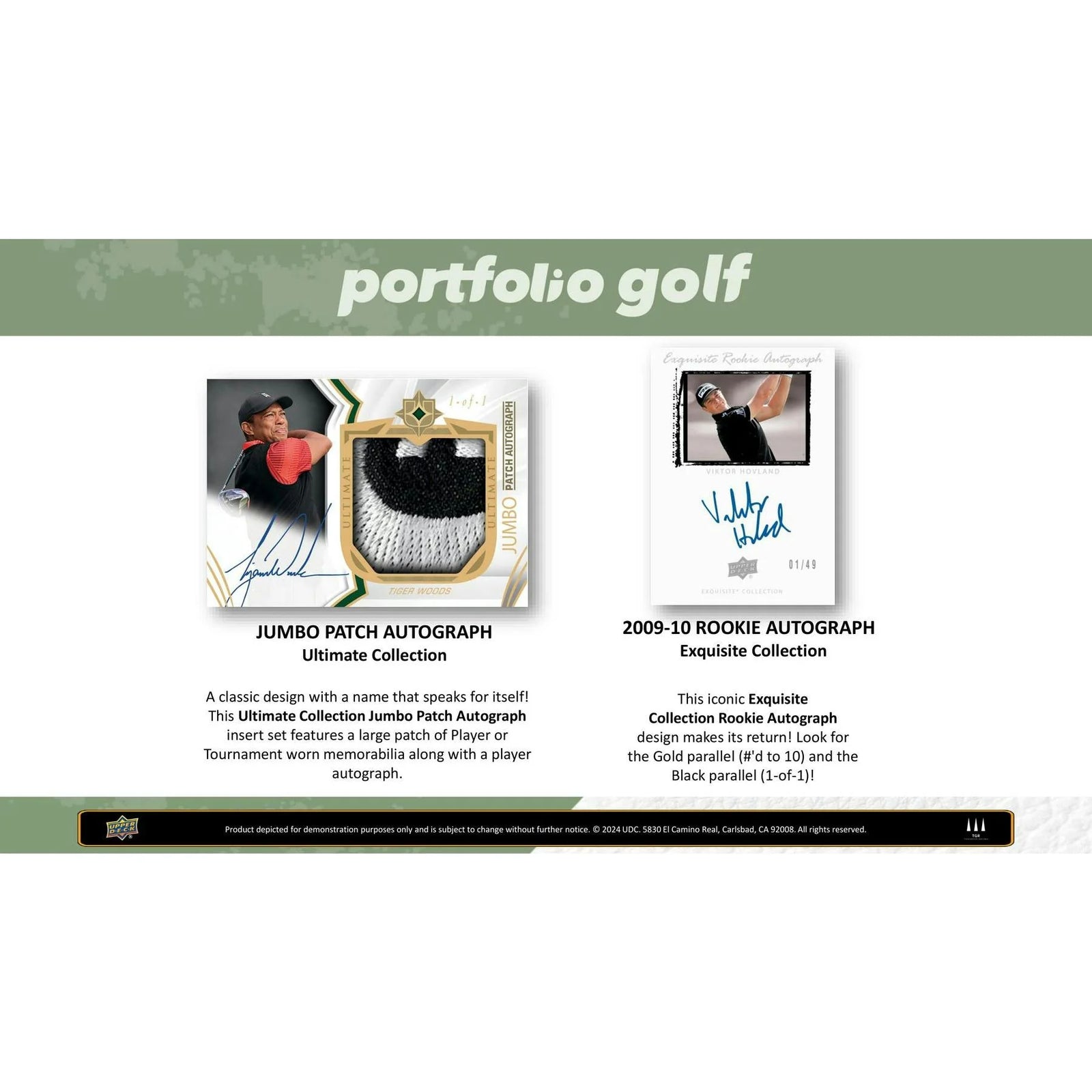DRAFT - 2024 Upper Deck Portfolio Golf Hobby Box | dacardworld:BVUD0WE3V1